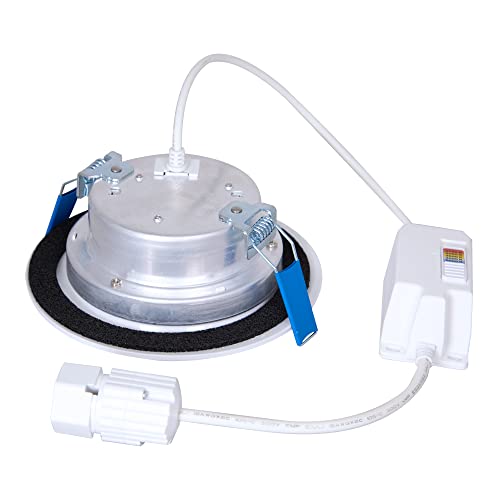 HALO 4 inch Quicklink Canless LED Downlight Selectable 2700K, 3000K, 3500K, 4000K, 5000K CCT – White (4 pack) by HALO - Image 7