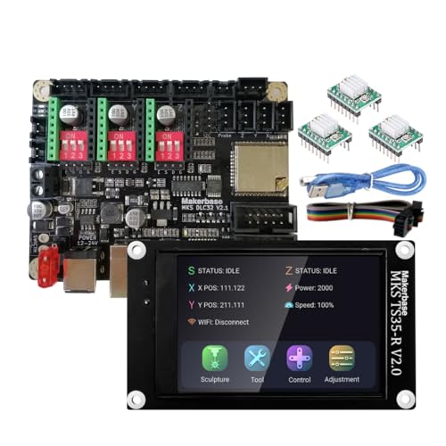 MKS DLC32 32bits GRBL Shield Controller CNC Expansion Board TS35