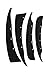 Genuine GM Accessories 19170234 Front and Rear Molded Splash Guard