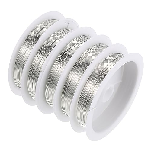 Alambre de cobre para manualidades de joyería y bricolaje Holibanna, 5 rollos