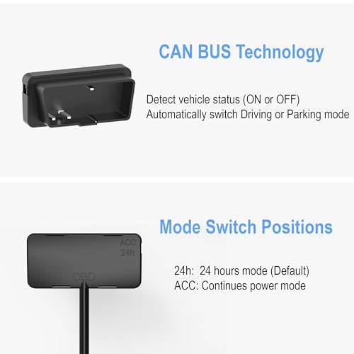 Câble OBD-II pour dashcam BlackVue X | Adaptateur mode parking DC 3 broches - 2