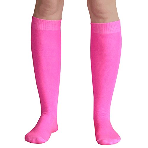 Chrissy's Socks Women's Thin Solid Knee High Socks