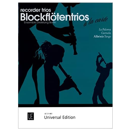 La Paloma - Carmela - Albeniz: Tango: Recorder Trios a la carte: 11 (Recorders a la carte)