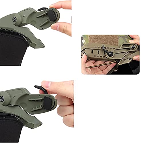 Airsoft Helm Clip - Quick Release Goggle Halterung Für ARC Schienen