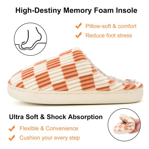 Image of Guyarns House Slippers for Women & Men - Fuzzy, Casual Indoor /Outdoor Shoes with Memory Foam & Faux Fur Lining