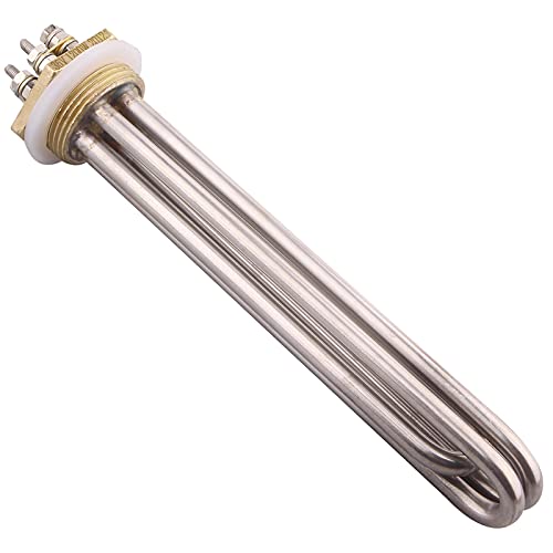 DERNORD 36V Warmwasserbereiter Element 1200 Watt 1.25Inch 41.9MM Kupfer Flansch Heizelement Ersatzteil