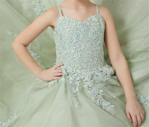 Flower Girl Dress Lace First Communion Pageant Dresses for Wedding Bridesmaid Princess Party Formal Dance Ball Gown3