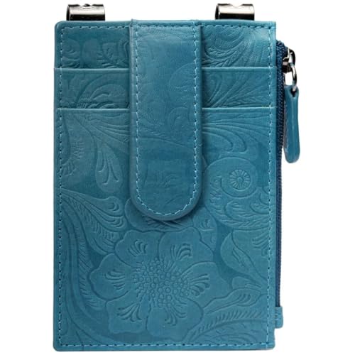 RFID Blocking Boot Wallet with Security Chain & Zipper Lock – Genuine Leather Wallets for Men, Travel Wallets Women, Minimalist Leather Card Holder4