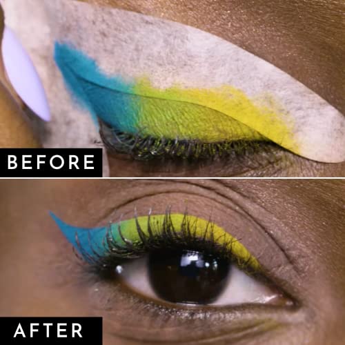 Eyeliner Stencils | Cat Eyeliner Stencil & Winged Eyeliner Tool | Made In Usa & Created By Celebrity Makeup Artist | Reusable And Flexible Eyeliner Tape & Eyeshadow Tape | 48 Stencils #TOP2