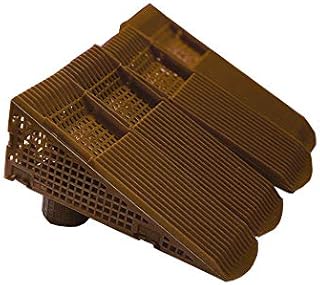 Downspout Gutter Guard - Eliminates Downspout Pipe Clogs from Leaves and Debris - 4-Pack (Brown)