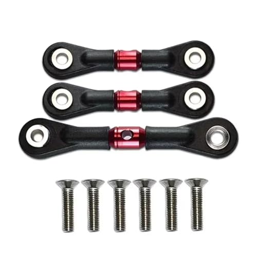 Bielle RC Tamiya TT02 rouge pour optimiser la trajectoire de votre voiture 1/10