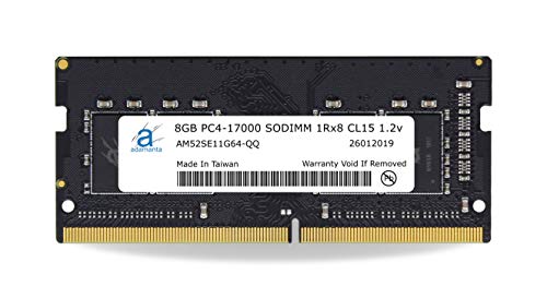 Adamanta 8 GB (1 x 8gb) m[gPCAbvO[hddr4 2133 MHz pc4 ? 17000 SODIMM 1rx8 cl15 1.2 Vm[gubNRam Dram