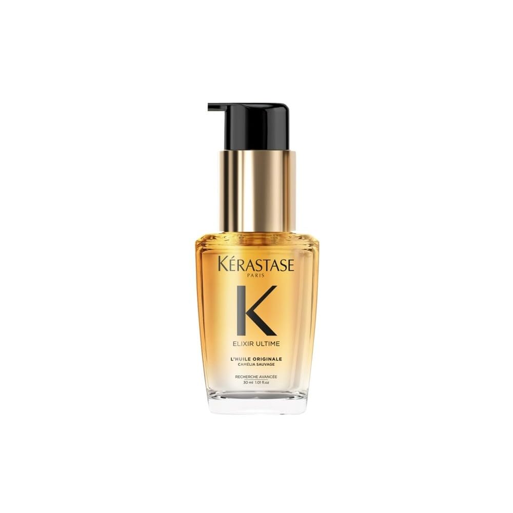 Kérastase Huile Originale Elixir Ultime, Haaröl für trockenes Haar, Pflegend und schützend für mehr Glanz ohne zu beschweren, Hitzeschutz und Anti-Frizz, 30 ml