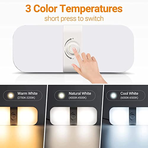 Luces LED de 12 voltios de 10W con 3 temperaturas de color e interruptor integrado 4