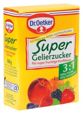 Dr. Oetker - Dr. Oetker - Super sucre de confiture 3: 1 (Super Gelierzucker 3:1) | Poids Total 500 grams