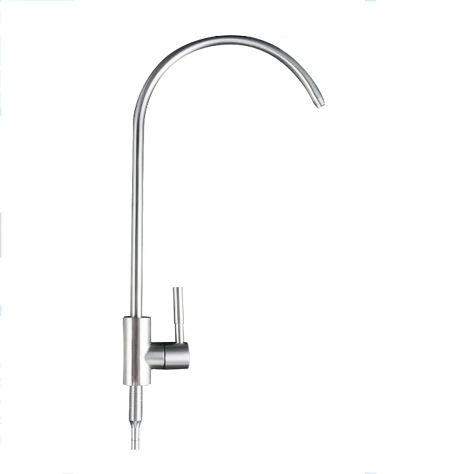 Robinet d'eau potable en acier inoxydable 360 brossé pour évier de cuisine