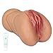 Produktbild 760gMasturbieren für Männer,3 in 1Taschenmuschi Masturbator, Realistische Pocket Pussy Sexy Doppelkanal kompakt Vagina Anal Tragbare 3D Erotik sex spielzeug