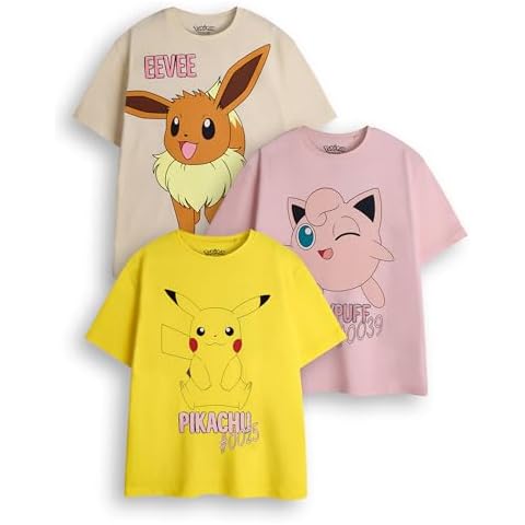 Pokemon Girls T-Shirt Pack of 3 Cover