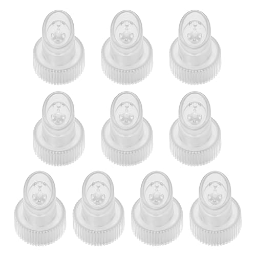 Elitzia 10 PCS Hydro Oxygen Facial Beauty Machine Tips Replacement Plastic Hydrodermabrasion Tips for Skin Cleaning Parts Large Straight Shape Tip Suitable for ETAF1324 ETDN7 Machine ETTIP5
