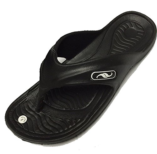 Gear ONE Men's Rubber Sandal Slipper Comfortable Shower Beach Shoe Slip On Flip Flop