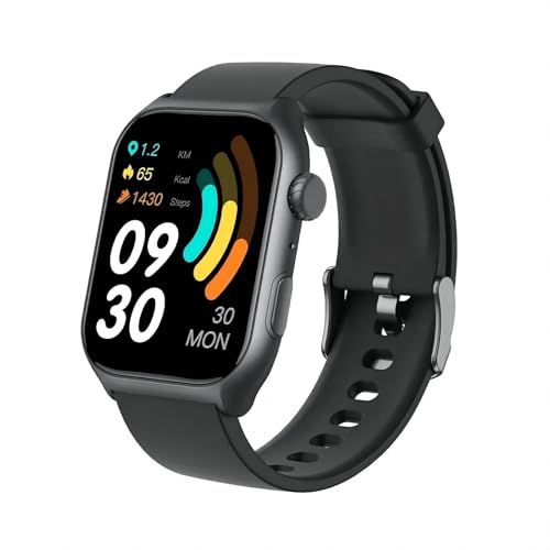 forbany Ionos Smart Watch For Women & Men GPS Smartwatch with 100 Sport Modes 10-Day Battery Life IP68 Waterproof Heart Rate and Sleep Monitor for Android and iPhone Compatible (Black)