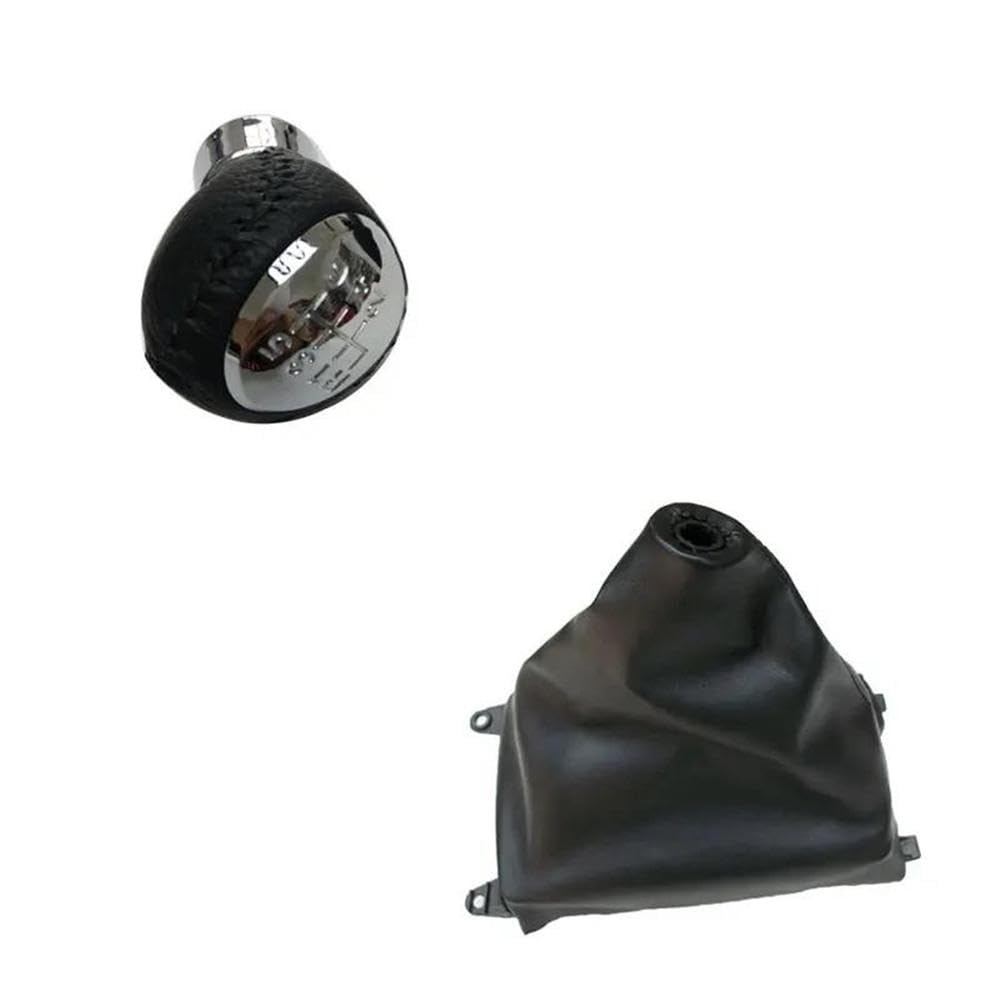 POANBCGY Shift Ball Joint Car Shift Gear Knob Leather Boot Gaitor for Mazda 6 2002 2003 2004 2005 2006 2007 Car Styling Accessories(6s knob and Leather)