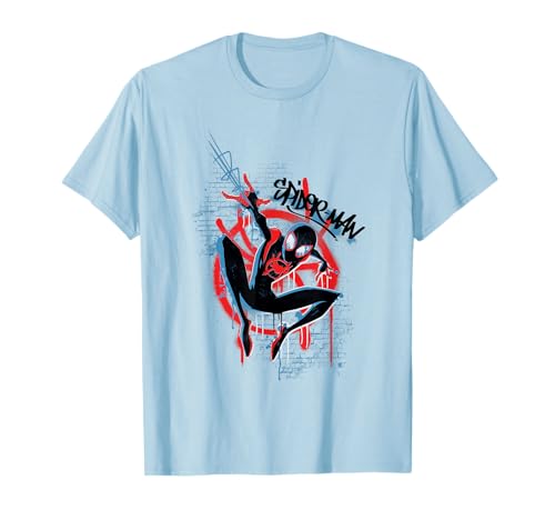 Marvel Spider-Man Into the Spider-Verse Graffiti T-Shirt