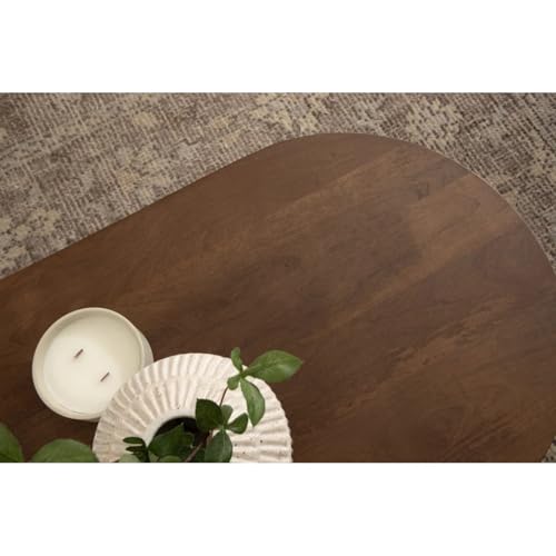 Image of MISAN Solid Sheesham Wood Coffee Table - Elegant Center Table with Two Spacious Drawers | Sturdy & Stylish Wooden Furniture for Home & Living Room (C - Hony)