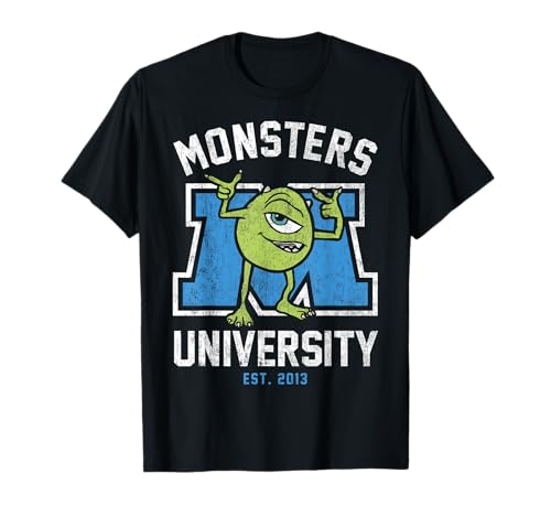 Disney Pixar Monsters University Mike Collegiate Logo...