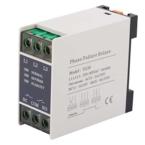 Relais de séquence de phase triphasé TG30 220-380VAC de protection