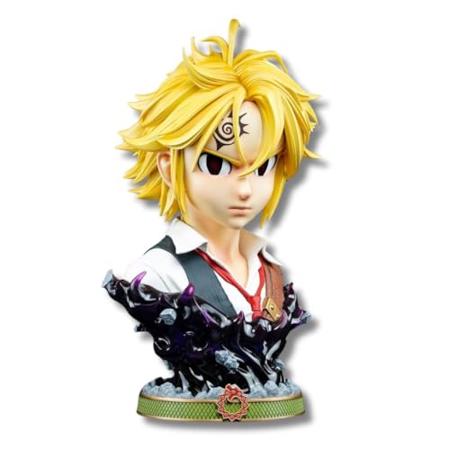 Plastoy Seven Deadly Sins Buste 1/1 Meliodas - Édition limitée à 200 exemplaires - Certificat d'authenticité - Résine - 36 x 37 x 62 cm
