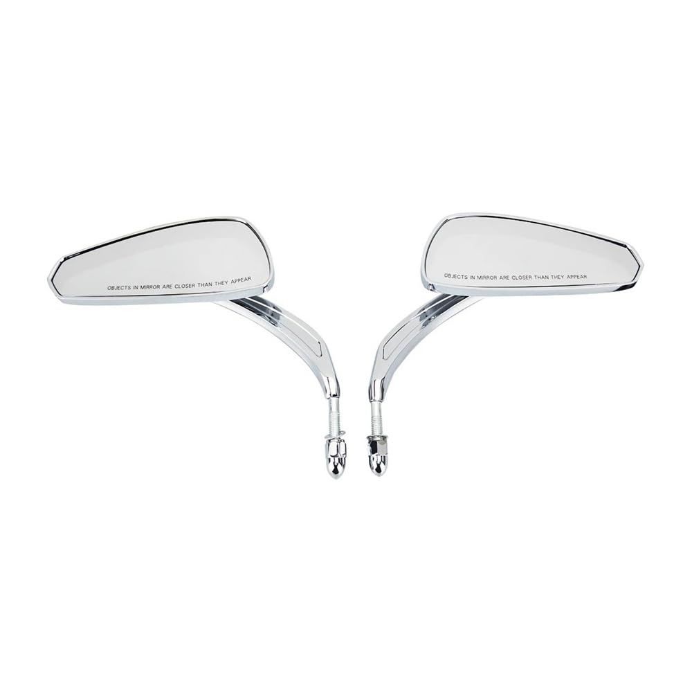 motos Miroir vélo Rétroviseurs De Guidon De Moto 5/16'' Pour Touring,Pour Sportster,Pour Iron 883,Pour Street Pour Glide(Chrome)