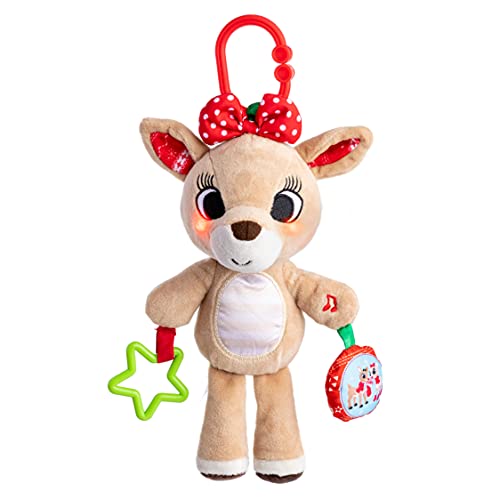KIDS PREFERRED Rudolph The Red-Nosed Reindeer Clarice on The Go Teether Developmental Activity Toy