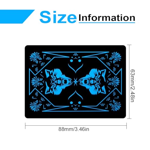 1 Deck mit 54 Karten, PVC spielkarten, playing cards, Partyzubehör (WOLF) – Bild 3