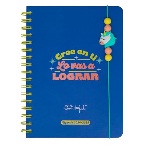Mr.Wonderful, Wonder 2024-25 Weekly Planner, Believe in You. You're Going to Do It!, School Agenda with Weekly Organization