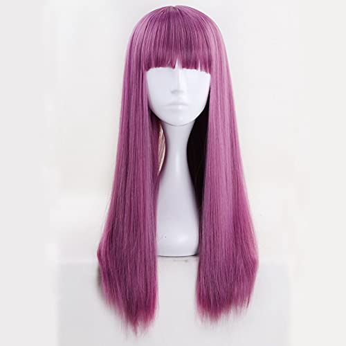 Perruque Descendants 2 Maléfique Violette Idéale pour Fêtes et Festivals