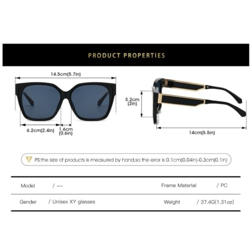 Lunettes de soleil femme patchwork de luxe tendance été