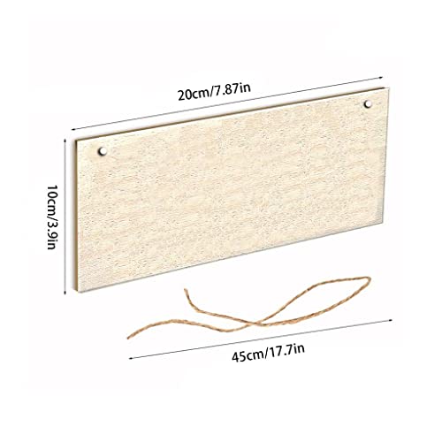 IOIUSKKU 3 X (Multi) Hühnerstall Schild Vintage Vintage Hängeteller Gartenschilder Nr.3 – Bild 8