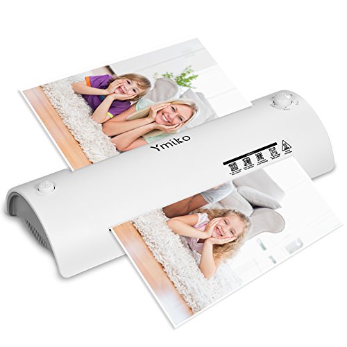Thermal Laminator, Laminating Machine with 2 Roller System Jam-Release Switch Fast Warm-up Quick Laminating Speed for Home Office and School