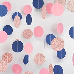 Rose-gold Navy-blue Pink