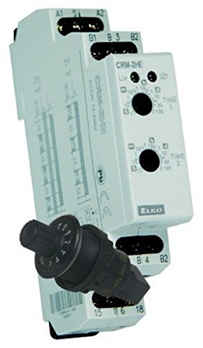 RO/SE CRM-2HE/UNI Zeitrelais - Taktgeber Asymetrisch mit 2 Potentiometer / 12-240V AC/DC