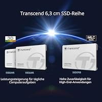 Transcend SSD225S 250GB 2.5" SATA III, 3D NAND, DRAM-Less, Bis zu 500/330 mb/s, Interne SSD für Desktop- und Laptop-Aufrüstung – Ansicht 9