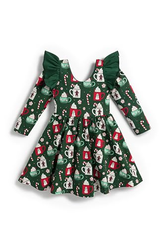 Image of Monica + Andy Girls Organic Long Sleeve Let's Dance Dress