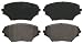 Wagner QuickStop ZD862 Ceramic Disc Pad Set, Front
