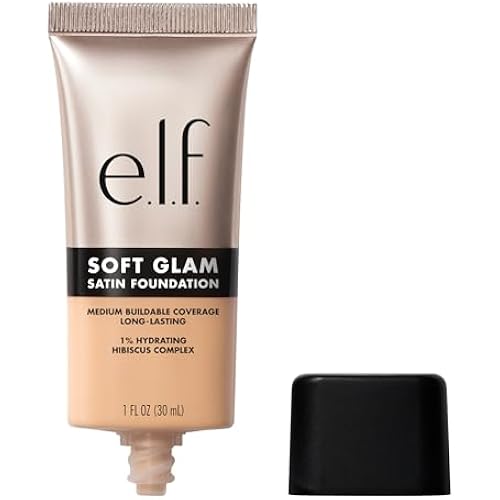 e.l.f. Soft Glam Satin Foundation, Medium Coverage, 23 Light Cool
