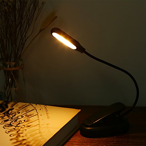 Btuty 5 LED 2 Cores de Luz 3 Modos de Iluminação Lâmpada de Mesa Luz de Mesa com Clamp Clipe Base Fl