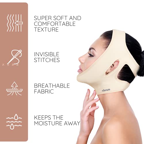 Neck Chin Compression Garment Strap Bandage, Face Slimmer, Double Chin Wrap #TOP2