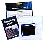 Crime Scene FD-258 Fingerprint Kit: Five Cards, Ink and Directions for use (Full)