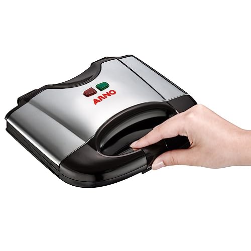 Sanduicheira Compacta Grill Arno Sanduicheira Arno Sacs Preto/inox 220v