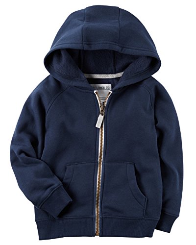 Sweat à capuche bébé garçon facile à enfiler en maille polaire isolante